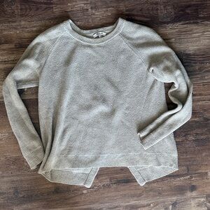 Madewell Heathered Gray Crew Neck Sweater
